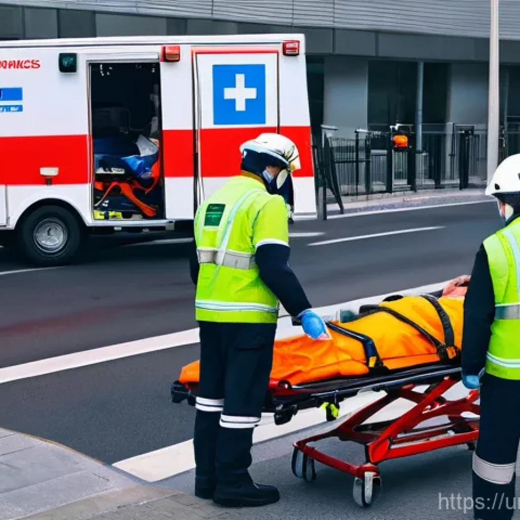 응급구조사와 대규모 사고 대응 - **Prompt 1: First Responders at a Multi-Vehicle Accident Scene**
    "A realistic image of a chaotic...