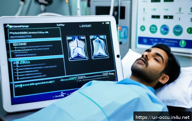 응급구조사 포트폴리오 작성법 - A professional Emergency Medical Technician (EMT) in a modern urban hospital setting, wearing offici...